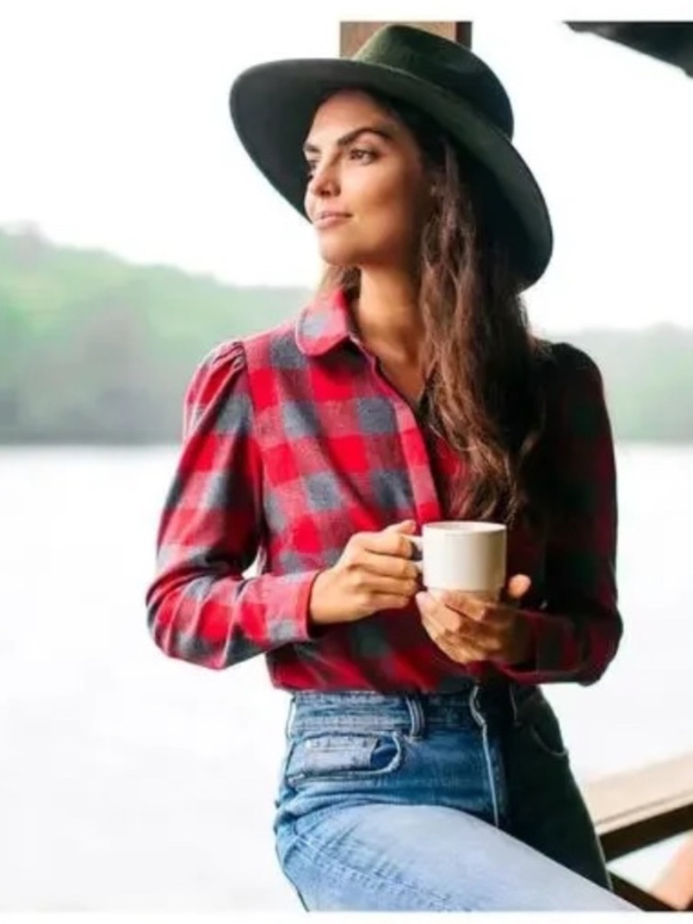 Tuckernuck Plaid Saranac Red & Blue Button-Down Shirt